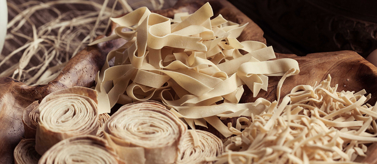 Traditional handmade pasta